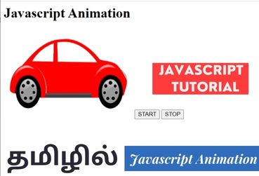 Javascript Animation: Moving Object