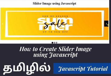 Slider Image using Javascript
